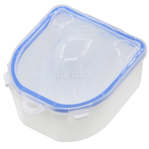 Nail Spa Bowl Professional Double Layer Soak Off Warm Nail Soak Bowl Manicure Tool blue