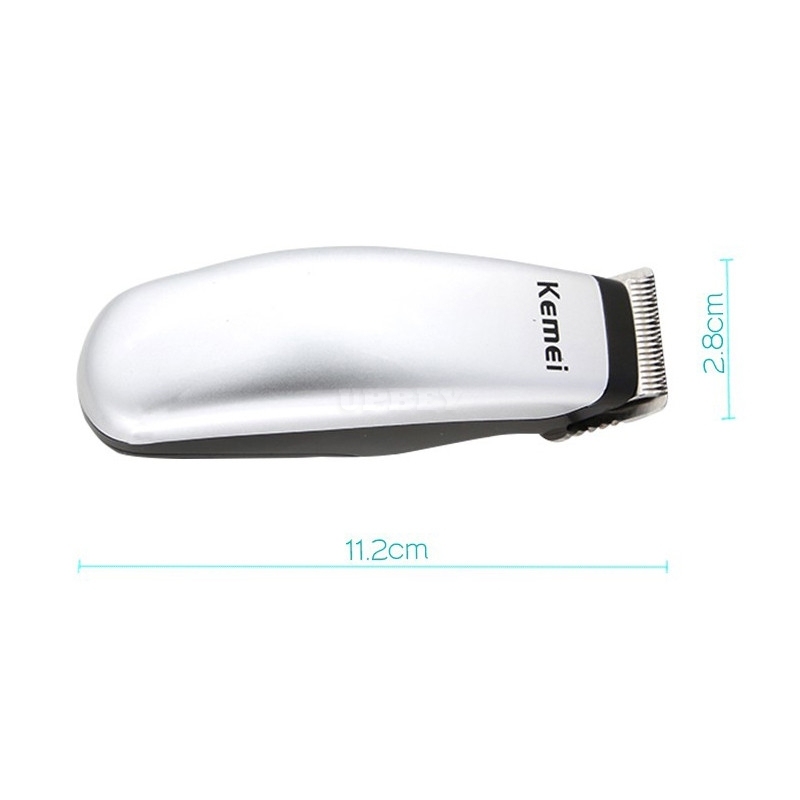 Mini Electric Hair Clipper Mini HairTrimmer Cutting Machine Beard Barber Razor for Men Silver