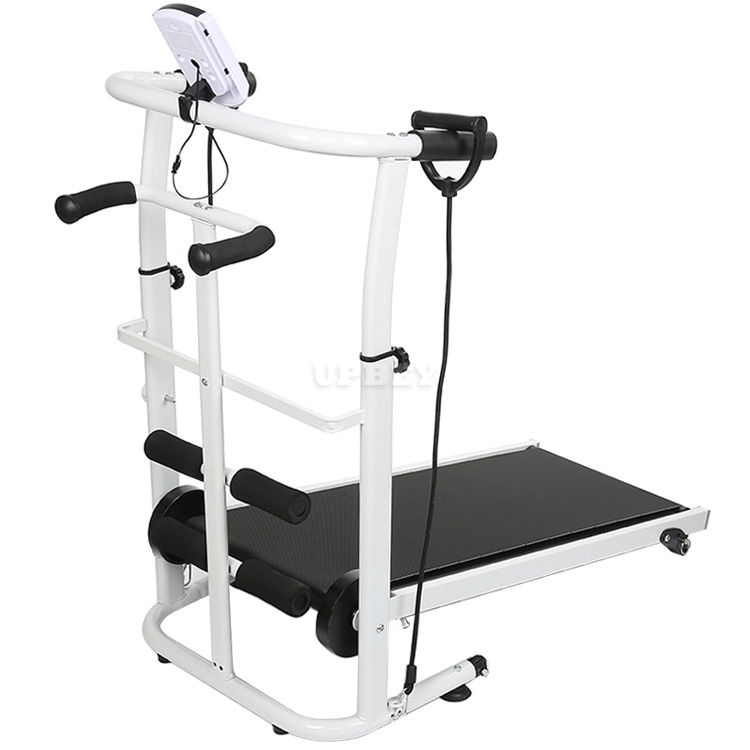 M9 New 3 In 1 Household Mechanical Treadmill With LCD Display Low Noise Walking Machine Foldable Home Trainer Fitness Equipment