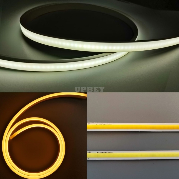 B2B New 2021 COB LED Strip Light 240 / 320 / 378 / 384 / 528 Leds/m RGB/W Custom Made Direct Factory
