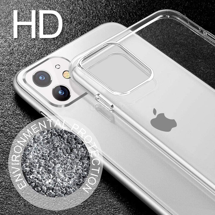 Ultra Thin Slim Cover for Apple iPhone Case TPU Protect Clear Front + Back for 13 / 12 / 11 / Pro Max / SE 2020 / X-XS / Max / XR / 7-8 / Plus / 6-6S 