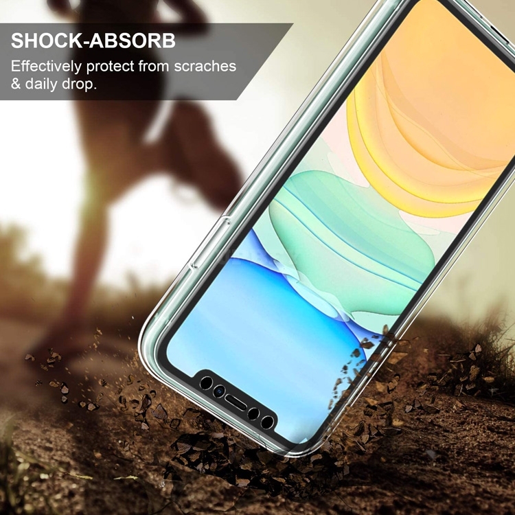 Cover Case TPU for iPhone Protect Clear Front + Back for Apple 12 / 11 / 11 Pro / 11 Pro Max / SE 2020 / X-XS / XS Max / XR / 7-8 / 7-8 Plus / 6-6S / 