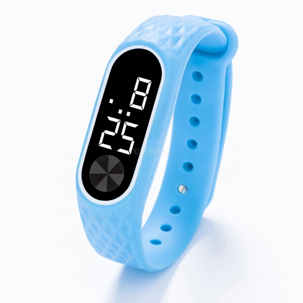 Kids Watch Bracelet LED Digital Sport Wrist Watch For Child Boys Girls New Electronic Clock  Blue