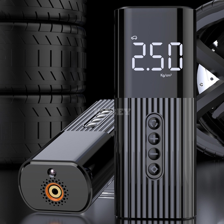 LC-301 Mini Air Pump Compressor Portable Inflator Car Adaptor Tyre Ball LED with Light Bicycle MTB Fast