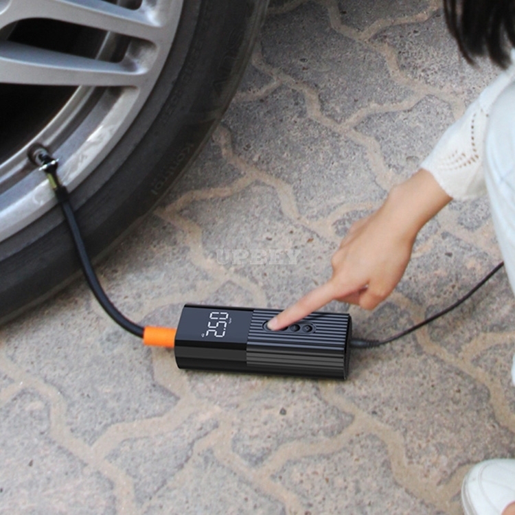 LC-301 Mini Air Pump Compressor Portable Inflator Car Adaptor Tyre Ball LED with Light Bicycle MTB Fast