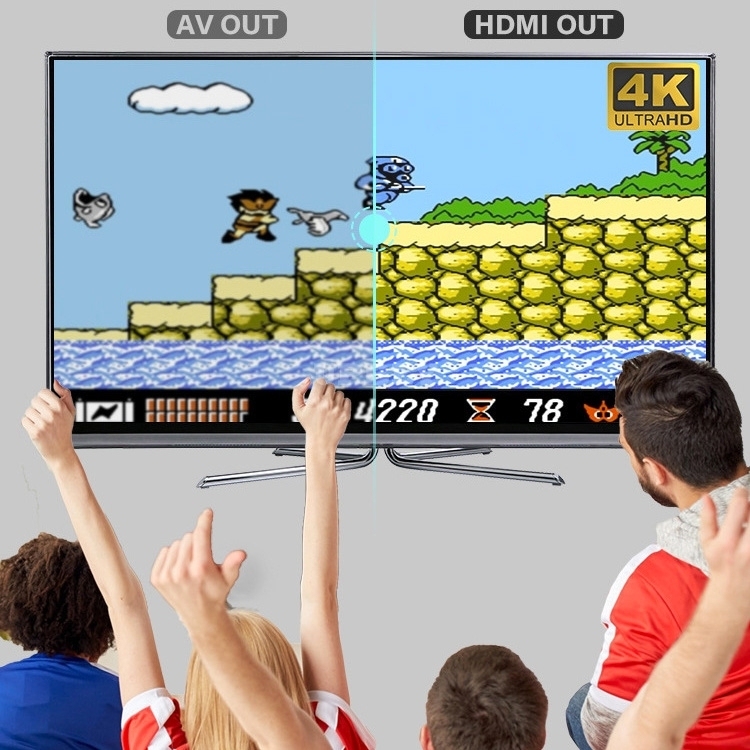 Y2 Plus HD Game Mini Console Built 621in1 Classic Games HDMI 4K Ultra HD TV Handheld Dual Payer Wireless Retro Videogame Connected