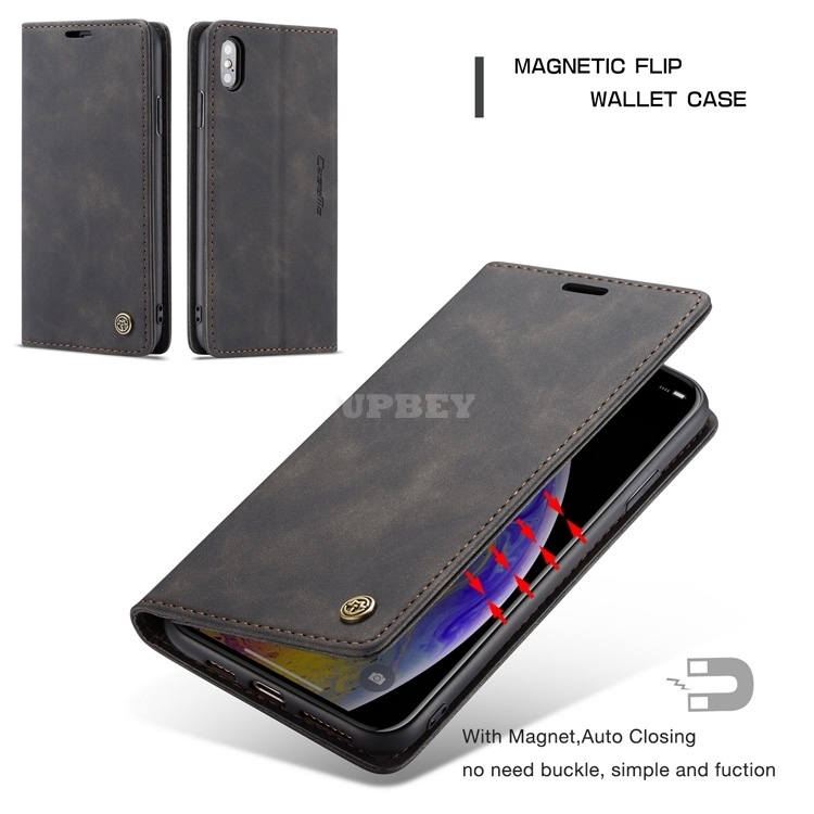 Flip Cover Case PU for Apple iPhone Leahter Stand Wallet Magnetic Protect for 13 12 Pro Max Mini SE 2020 XS Max 7 8 Plus Samsung Huawei Xiaomi