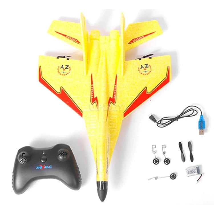 RC Electric Airplane MIG 530 Toys Drone Fly Aircraft + Remote Control Flying Distance 3D Gift Kids Fun