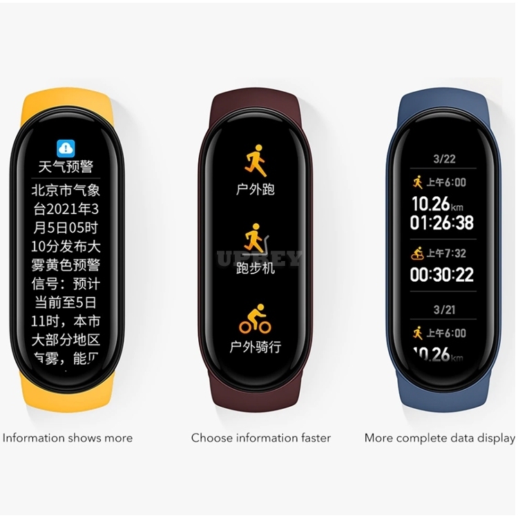 2021 New Original Mi Band 6 Xiaomi NFC GPS Altimeter Multilanguage Smartband Fitness Tracker Smart Bracelet Heart Rate Waterproof Blood Oxygen