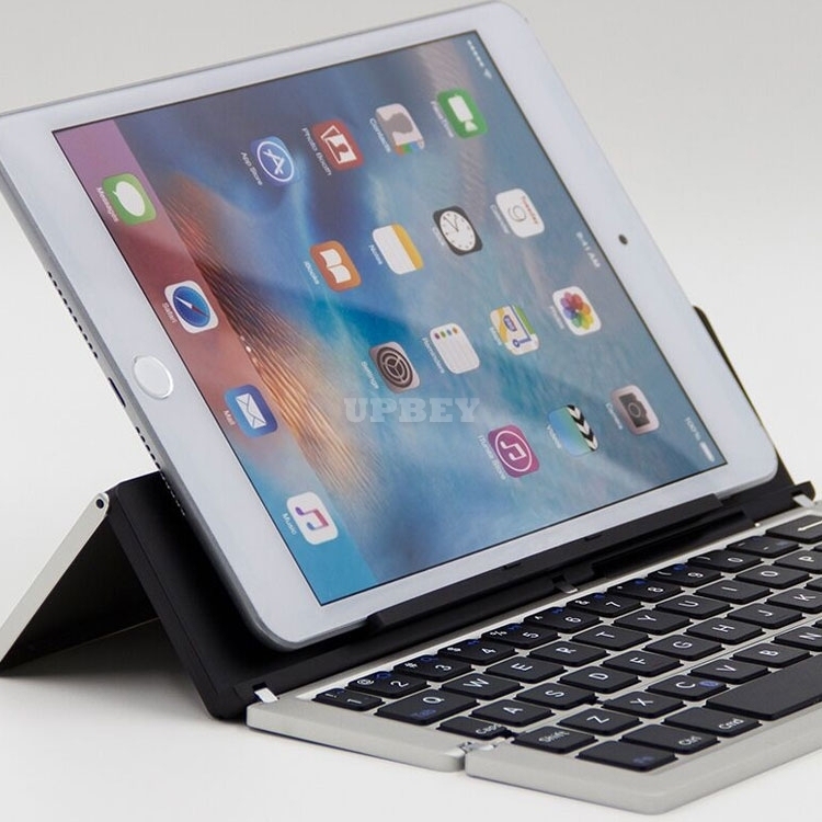 Mini Bluetooth Folding Keyboard Three-System Smartphone Tablet Computer Aluminum Alloy Wireless tri-fold for IOS Android Windows