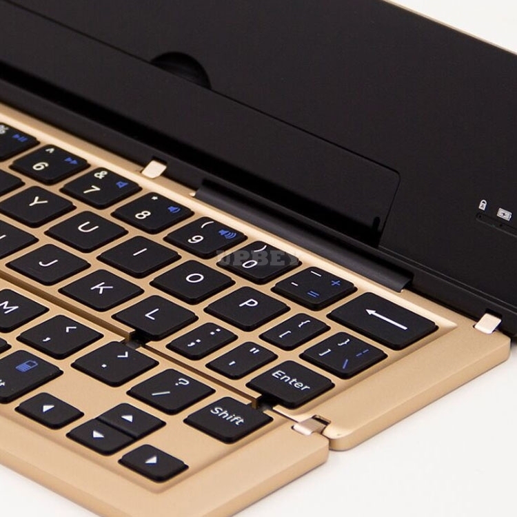 Mini Bluetooth Folding Keyboard Three-System Smartphone Tablet Computer Aluminum Alloy Wireless tri-fold for IOS Android Windows