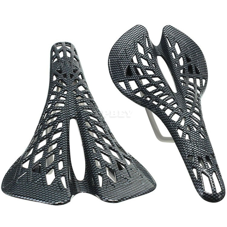 Carbon Seat Mountain Bike Road Bicycle Plastic Saddle Racing Riding Saddle Cycling Equipment Parts Fiber Hollow