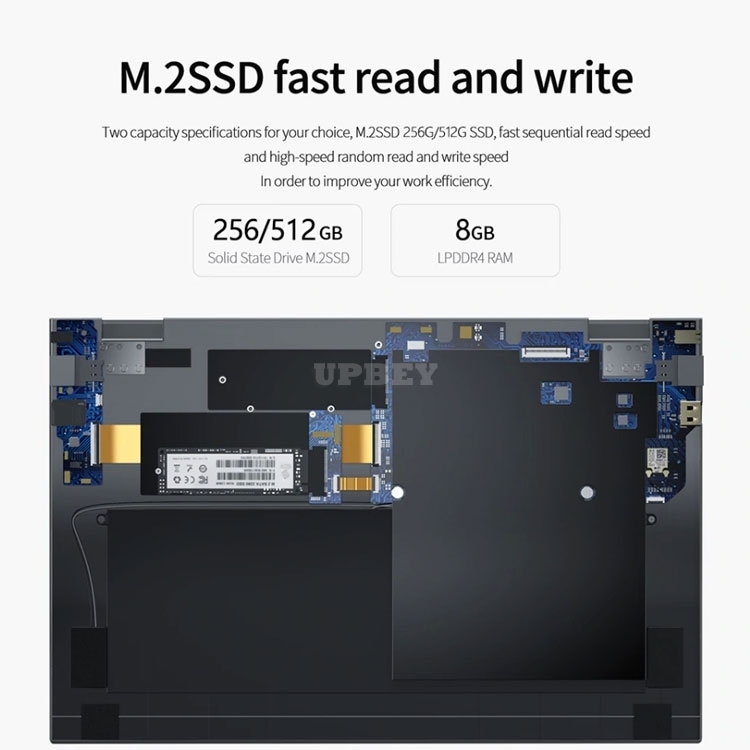 Laptop KUU XBOOK 14.1 Inch 8GB DDR4 RAM 256G SSD Notebook Windows 10 Intel J4115 Quad core Keyboard for Student Business