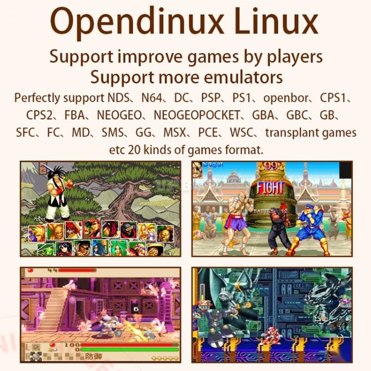 ANBERNIC New RG351V Retro Games RK3326 Open Source 3.5 INCH 640*480 Handheld Game Console Emulator For PS1 DC GBA PSP MD NeoGeo