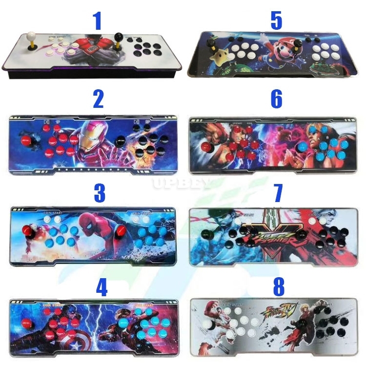 Arcade Box 9D 3399 (16 3D + 3383 2D) Games in 1 Retro Video Games Double Stick Arcade Console 1280*720P 2 Players Retrogames 110V/220V