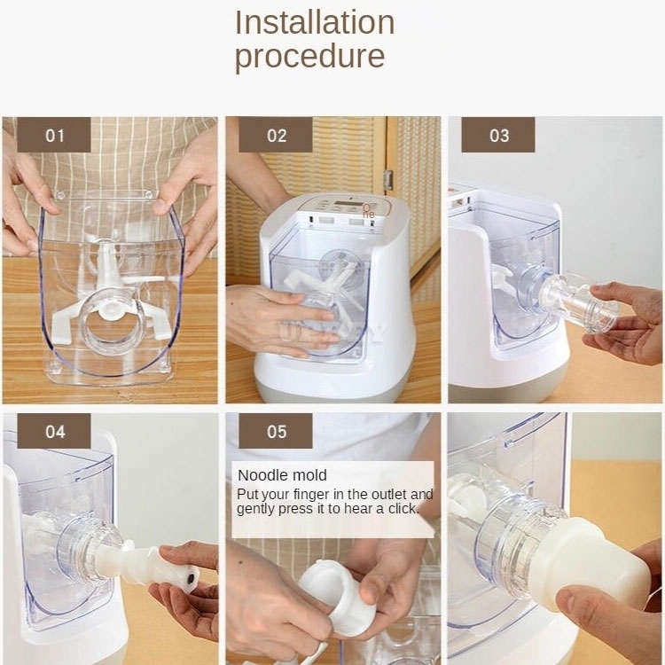 Automatic Fresh Pasta Machine Maker Household Noodles Maker Dumpling Noodle Making Electric Dough Mixer Multifunctional