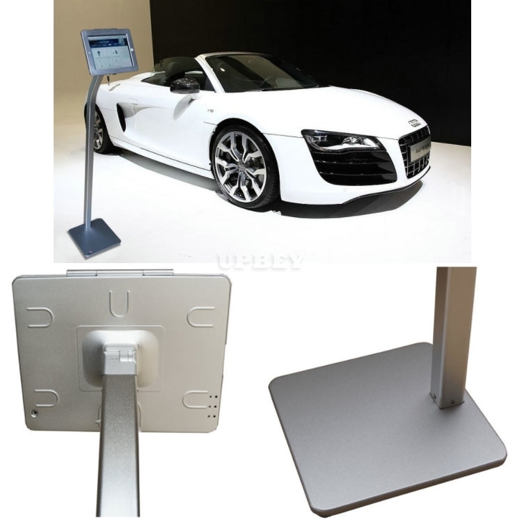 Holder Tablet Computer Display Stand, Aluminum Alloy Anti-Theft Stand for iPad Pro 2/3/4 12.9 9.7 Security Floor Lock Enclosure Metal Frame