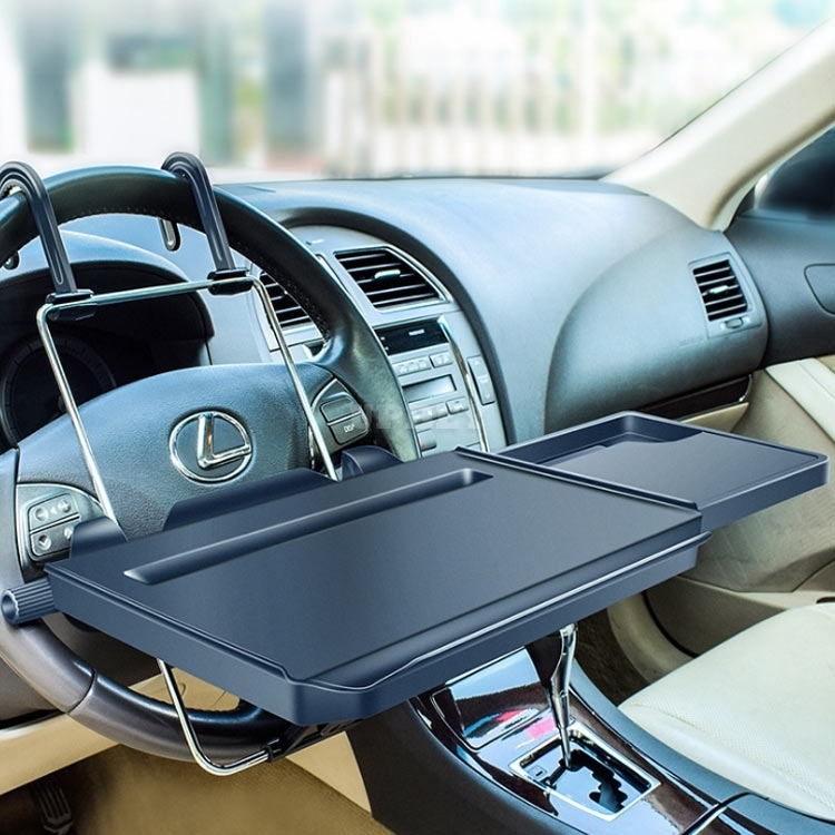 Universal Table Foldable Holder Auto Drinks Car Tablet Laptop Desk Computer Rack Shelf with Drawer Hook Passenger Truck
