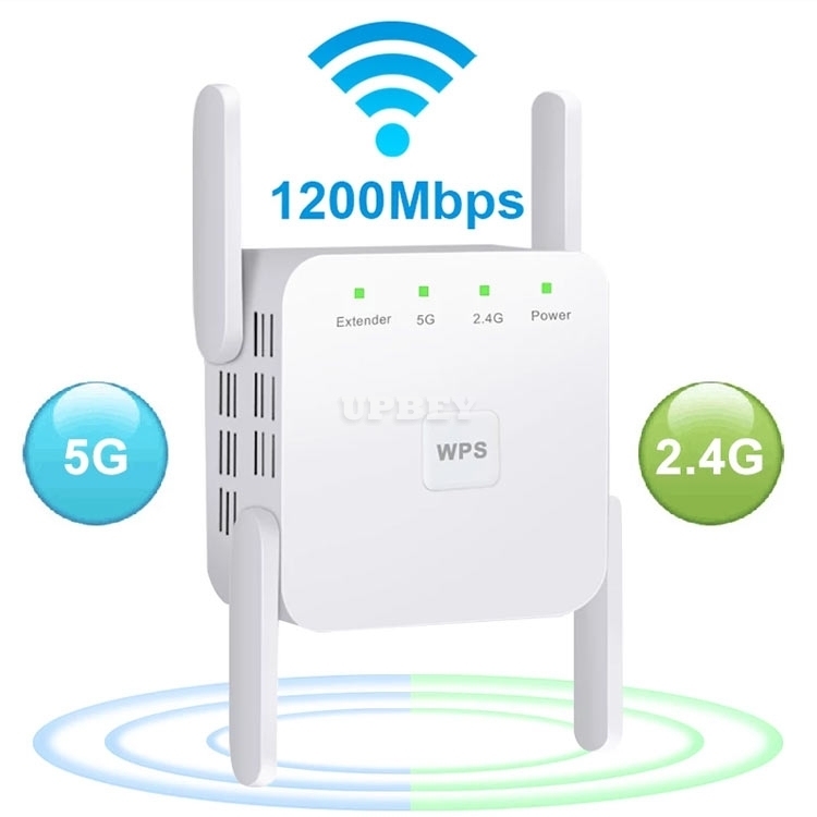 5 Ghz WiFi Repeater Wireless Extender 1200Mbps Wi-Fi Amplifier 802.11N Long Range Wi fi Signal Booster 2.4G