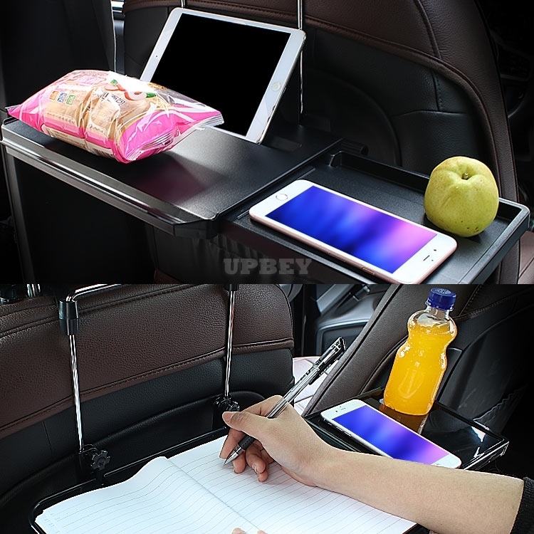 Universal Table Foldable Holder Auto Drinks Car Tablet Laptop Desk Computer Rack Shelf with Drawer Hook Passenger Truck