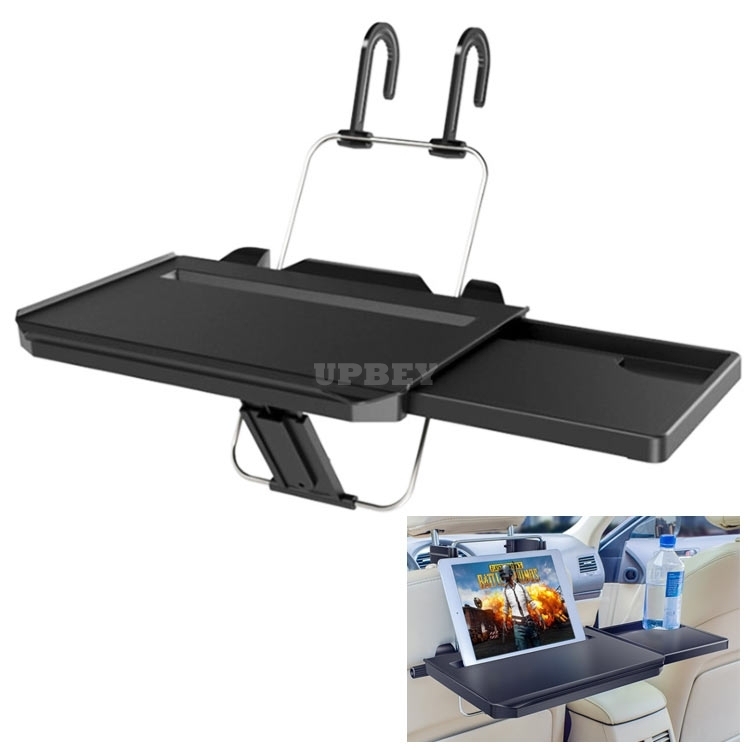Universal Table Foldable Holder Auto Drinks Car Tablet Laptop Desk Computer Rack Shelf with Drawer Hook Passenger Truck
