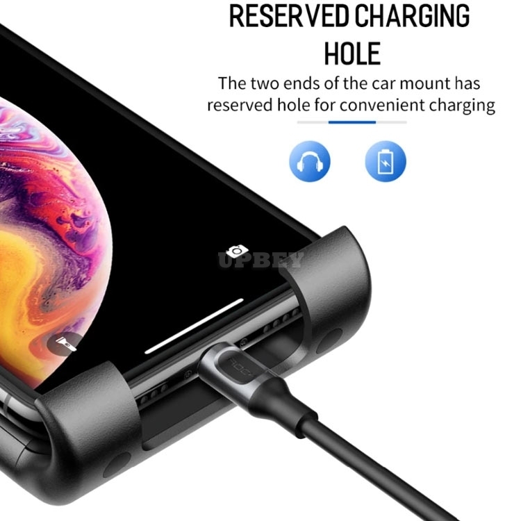 ROCK Universal Car Rear Pillow Phone Holder Tablet Stand for iPhone iPad Tablet 4.5-10.5” Back Seat Headrest Mount Bracket Strong