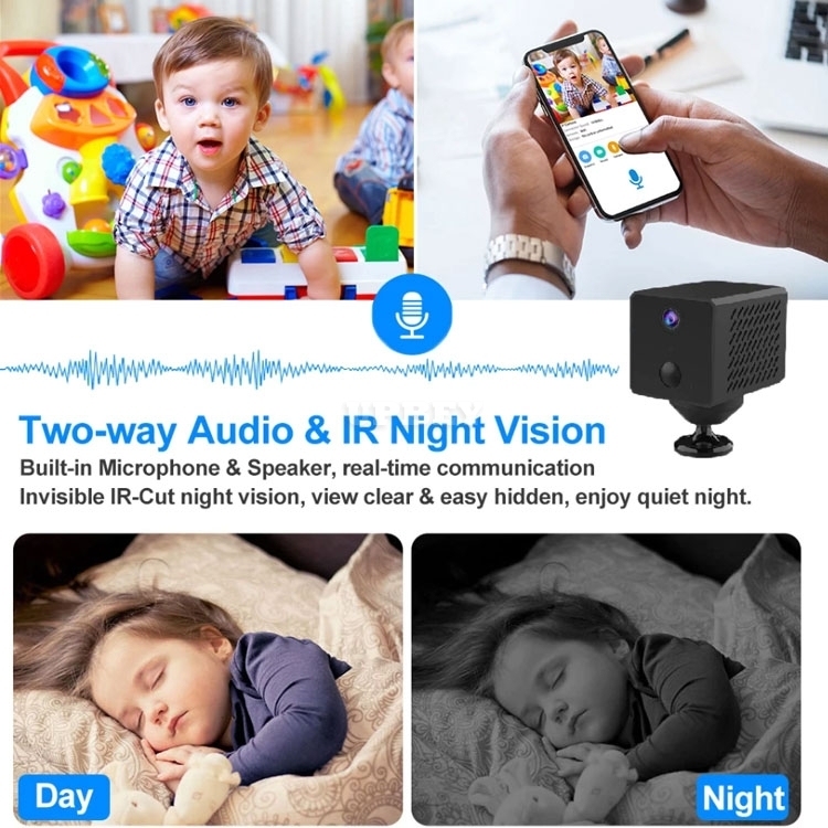 VStarcam CB72 Mini Camera 2 Years Battery 2600mAh IP Wireless Motion Detection Indoor Night Vision CCTV 1080P 4G SIM Card Wifi Security Alarm