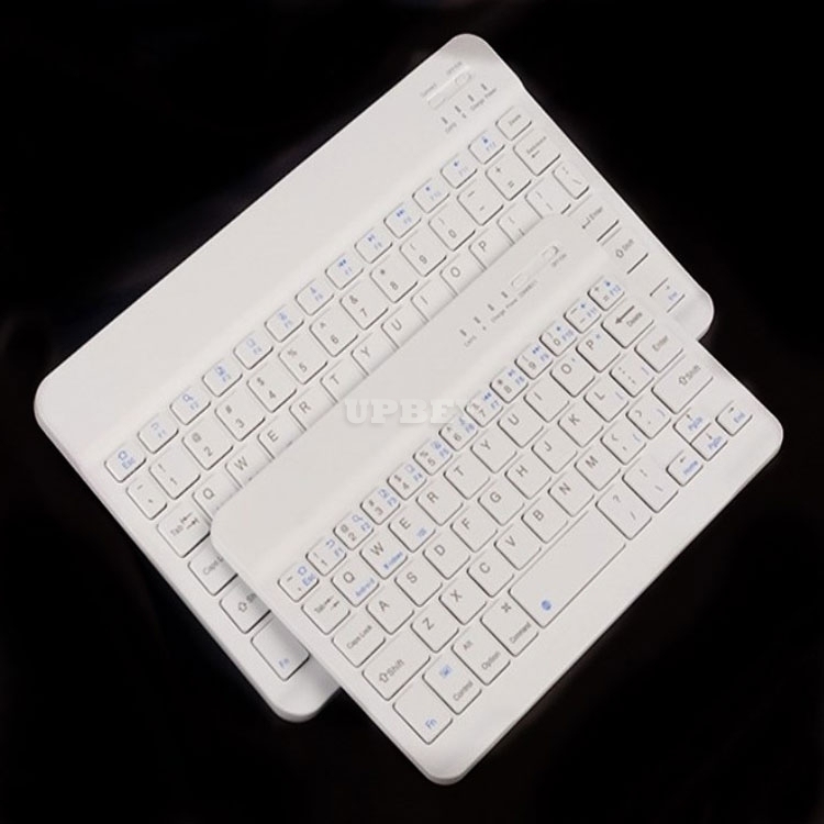 Universal Bluetooth Keyboard Black White Android IOS MAC OS Windows for Tablet iPad Smartphone Kit with Mouse Touch Pad Holder Stand