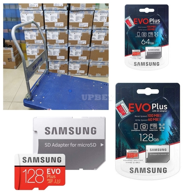 NEW MODEL 2021 Memory Card Micro SD ORIGINAL Samsung EVO Plus 3 SDXC Grade TF Class 10 High Speed 32gb 64gb 128gb 256gb 512gb