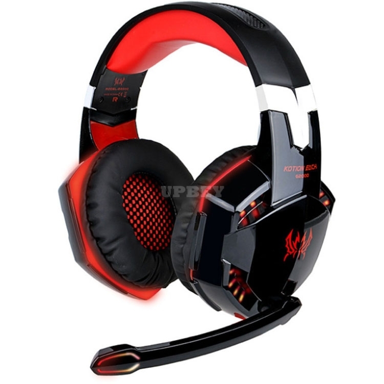 Cool Gaming 3.5mm Headset Mic LED Stereo Surround Headphones for PS3 PS4 PS5 Xbox Series S / X ONE 360 Blue Orange Black