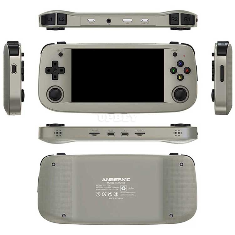 ANBERNIC New RG503 Game Console Handheld Retrogames OLED Wifi 64Bit HDMI Output 4.95 inch Display HD