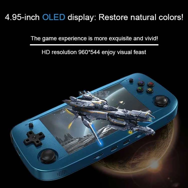 ANBERNIC New RG503 Game Console Handheld Retrogames OLED Wifi 64Bit HDMI Output 4.95 inch Display HD