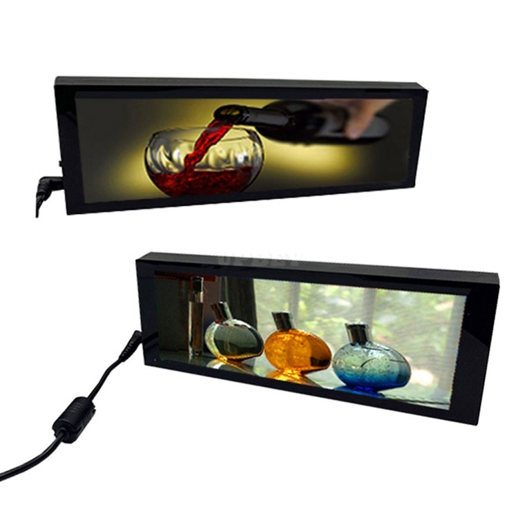 7.8" Advertising Shelf Edge Digital Advertising Player Ultra Wide Stretched Display For Supermarket