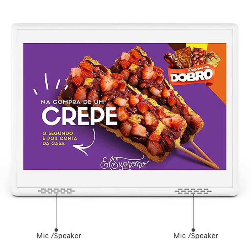 Android Touch Tablet All in One 10.1 inch Desktop Stand L-type Digital Signage
