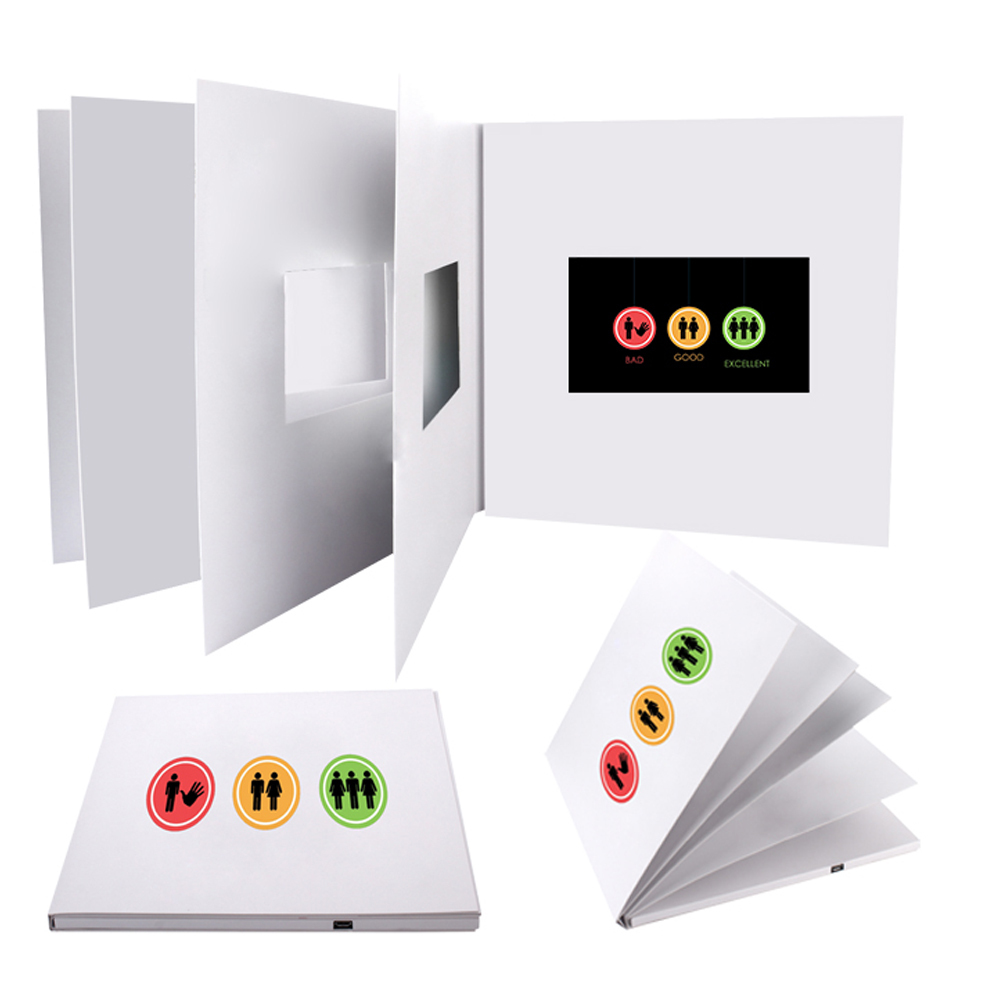 4.3-Inch Wholesale B2C B2B Custom LCD Video Brochure Digital Signage Display for Events Real Estate Education Product Launch and Marketing from China 