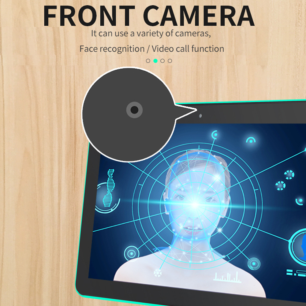 10.1" Inch Display LCD NFC RFID Conference Meeting Room Schedule Reservation Door Light Bar POE Touch Screen Android PC Camera