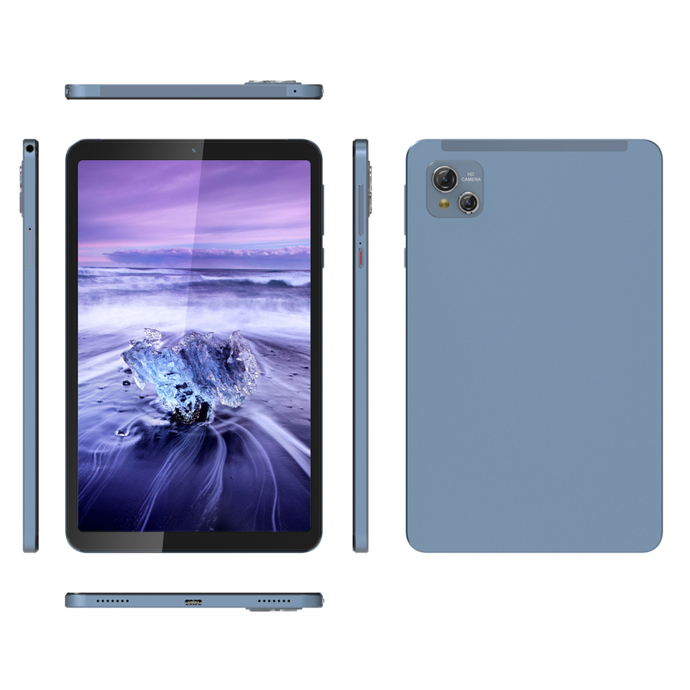 8.4" Blue New Tablet Desktop WiFi 5G Display LCD Touch Android PC With Slot Sim 4G for Gaming WiFi Cheap Kids Education Camera
