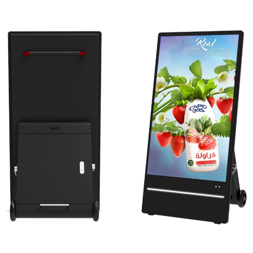32" 43" 55" Outdoor Touch Screen IP65 Android Digital Signage Waterproof Battery Portable Display LCD Interactive Kiosk Totem