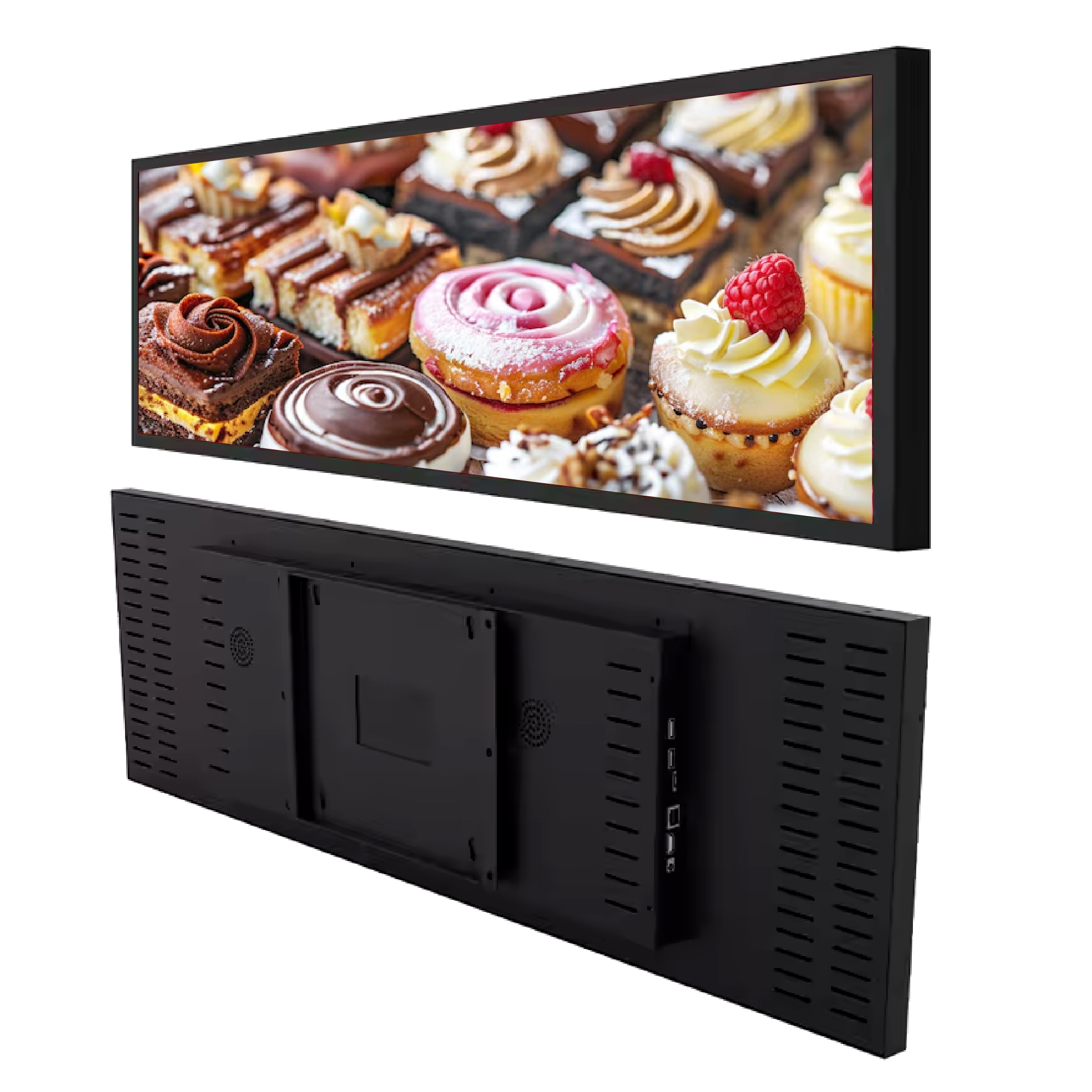 48" Advertising Shelf Edge Digital Advertising Player Ultra Wide Stretched Display For Supermarket