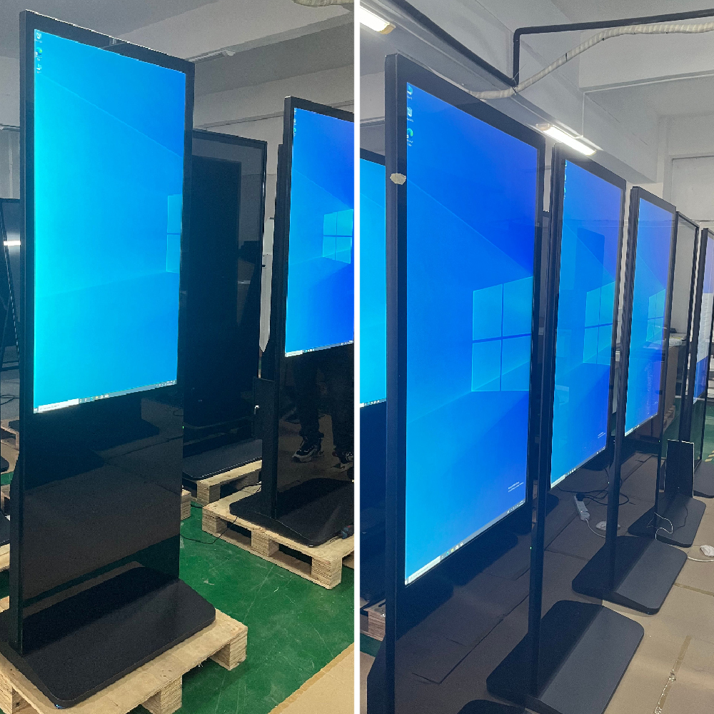 32" 43" 49" 55" 65" Floor-Standing LCD Touch Display (Windows) Totem Kiosk for Digital Signage Malls Store Restaurant Airport HD