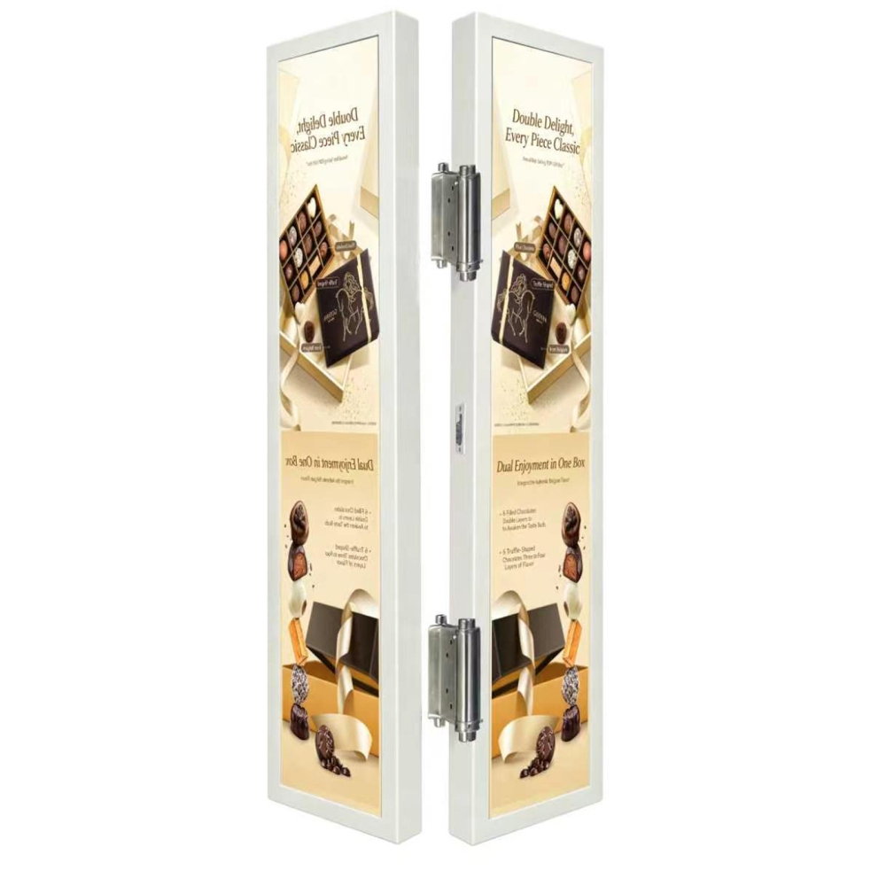 28" Dual Side Bar Display For Supermarkets Android Digital Signage Store Promotion Advertising Retail Media Digital Merchandising