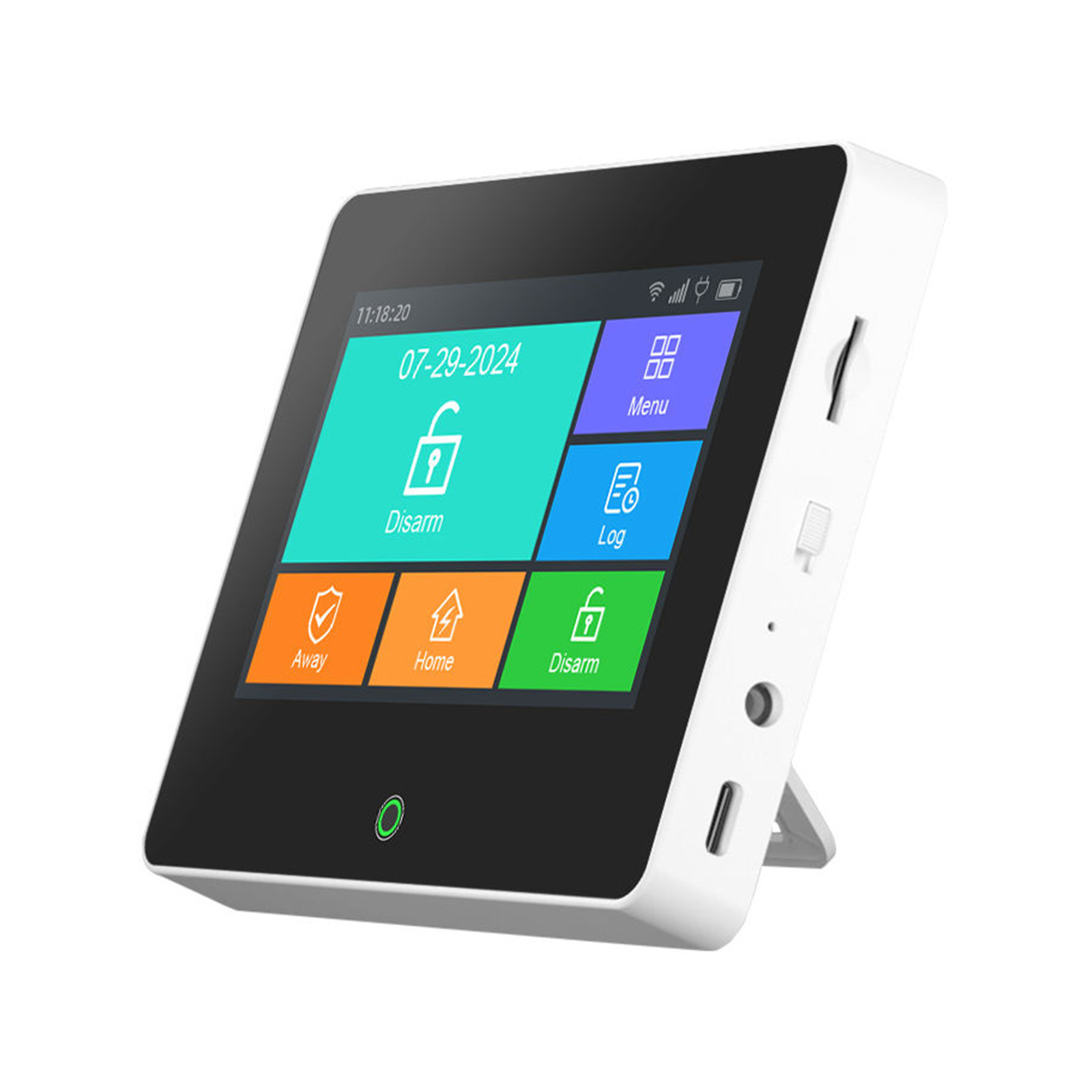 Tuya 4G GSM + WiFi Smart Alarm System with Touch Screen | Wireless Security Alarm Kit with PIR Sensor, Door Sensor & Remote Control