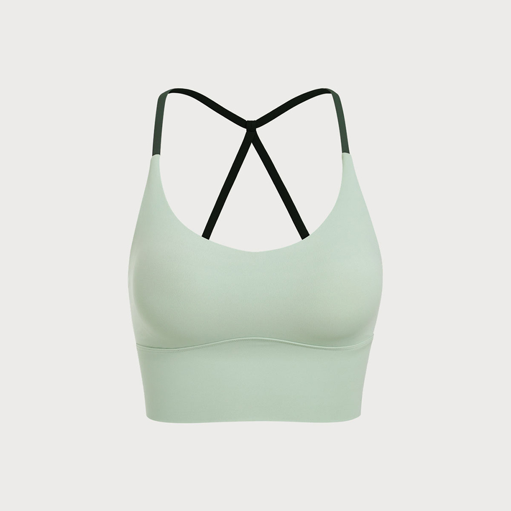 Women Knitted Nylon Yoga Sports Bras