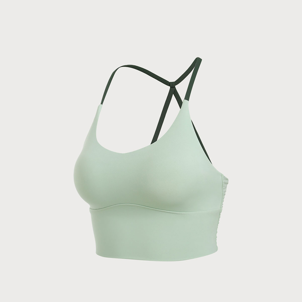Women Knitted Nylon Yoga Sports Bras