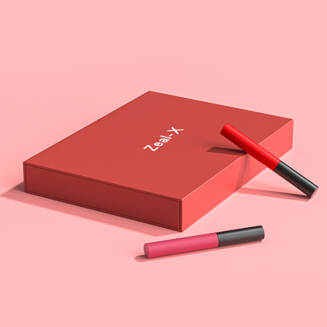 Minimalist Matte Magnetic Flip Lip Gloss Set Box,MY SHOP,Minimalist Matte Magnetic Flip Lip Gloss Set Box
