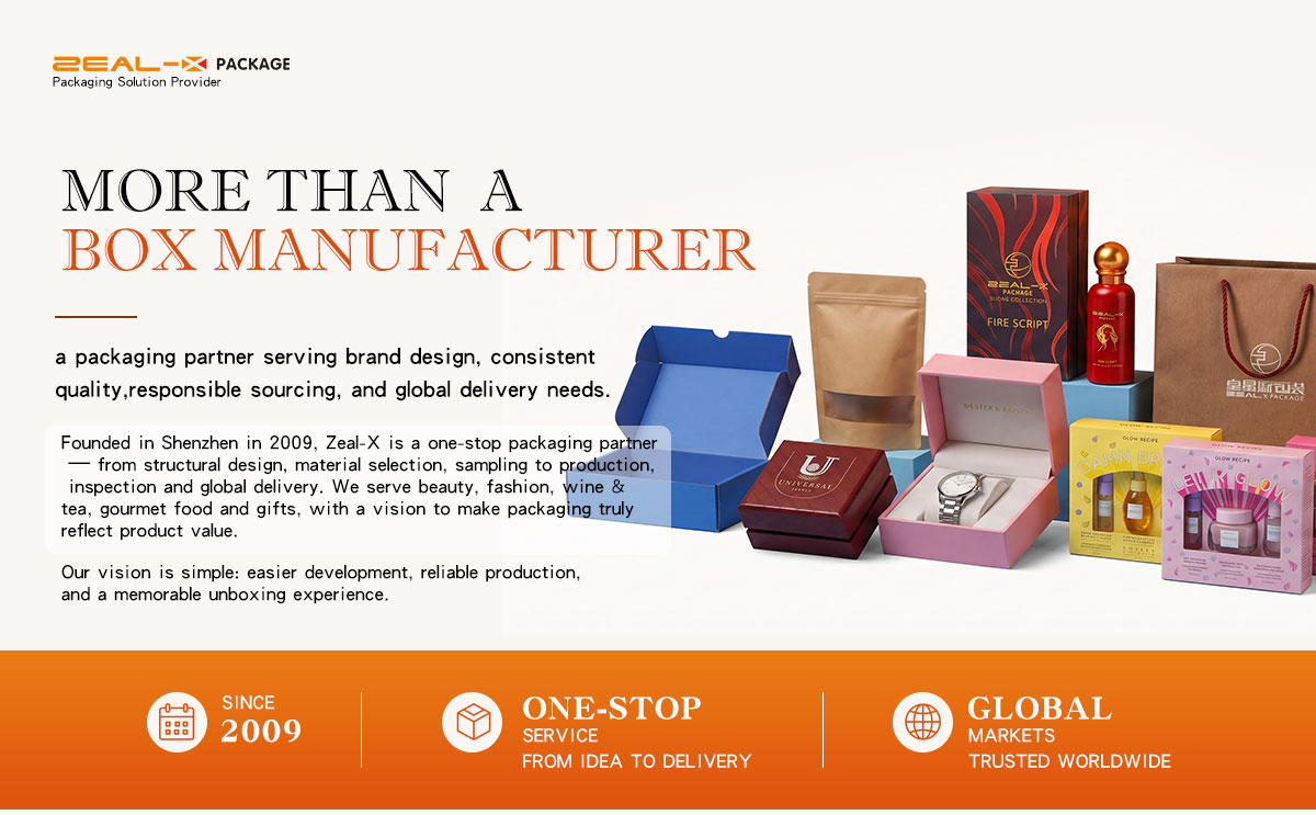  Zeal-X Package - One-Stop Packaging Partner since 2009 - From Structural Design to Global Delivery