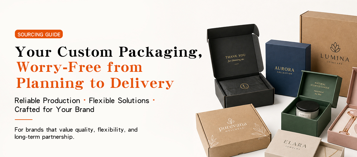 Zeal-X Premium Custom Packaging Sourcing Guide: A comprehensive overview of Zeal-X's worry-free packaging solutions from strategic planning to final delivery. This visual showcases high-end, luxury rigid gift boxes manufactured by Zeal-X for various sectors including skincare (LUMINA), wellness (purevana), and jewelry (ELARA). Featuring precision V-groove engineering, premium matte finishing, and sustainable kraft paper options, Zeal-X provides reliable mass production and flexible ODM/OEM solutions. The display highlights Zeal-X's commitment to quality and long-term supply chain partnerships for global brands seeking professional packaging craftsmanship.