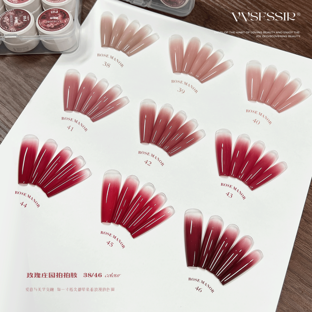 VVSFSSIR Blooming Gel Nail Polish – Ombre, Stamping & Transfer Art