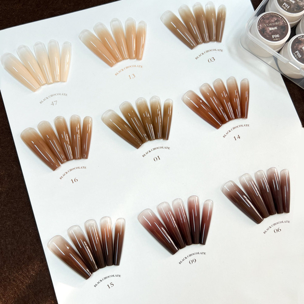 VVSFSSIR Blooming Gel Nail Polish – Ombre, Stamping & Transfer Art