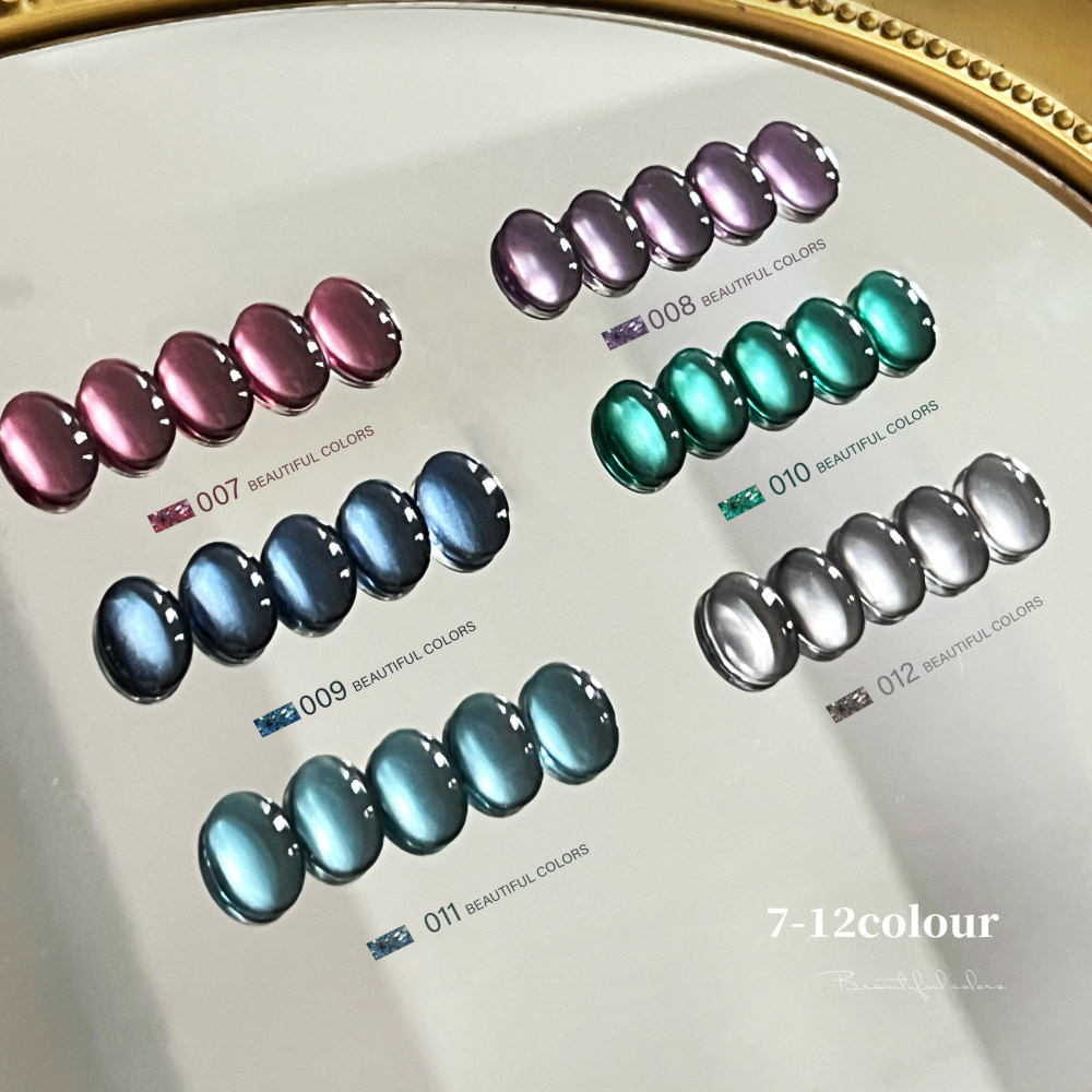 VVSFSSIR Gem Cat Eye Gel Polish – Crystal Glass Shine for Salon Nails